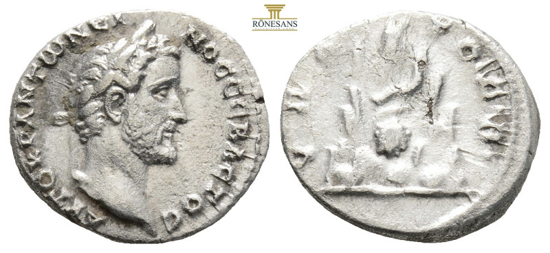 Cappadocia, Caesarea, Antoninus Pius. AR drachm. AD 138-161. (3.36g, 17.7mm) : L...
