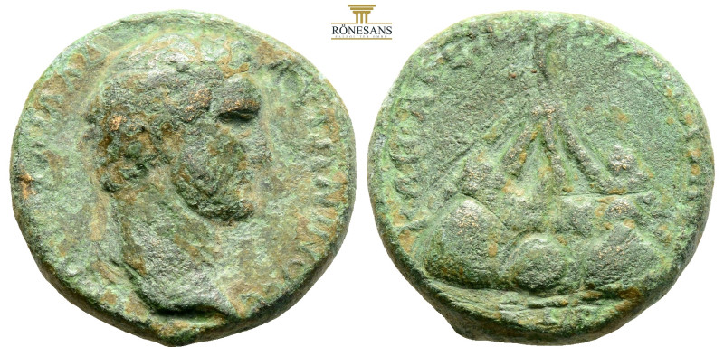 Cappadocia, Caesarea, Antoninus Pius. AD 138-161. AE (11.53g, 24mm) Laureate and...
