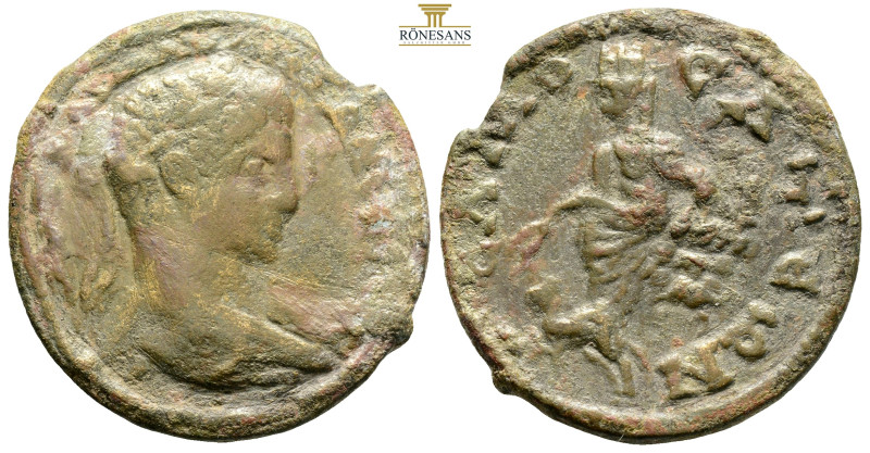 Commagene. Samosata. Elagabalus AD 218-222. AE (16.31g, 34mm). LAureate head rig...