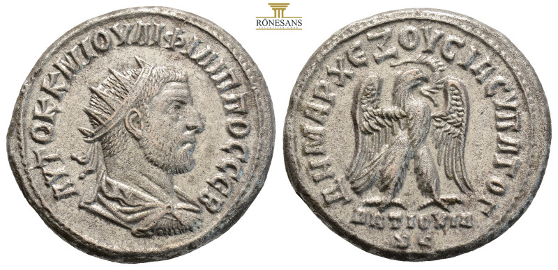Syria, Seleucis and Pieria. Antioch. Philip II. AD. 247-249 AR Tetradrachm (13.6...