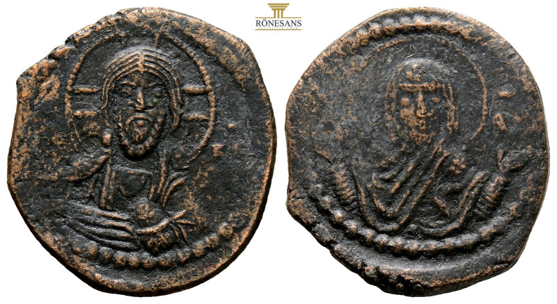 "Romanus IV Diogenes. AD 1068-1071. AE follis (7.53g, 26.8). anonymous class G f...