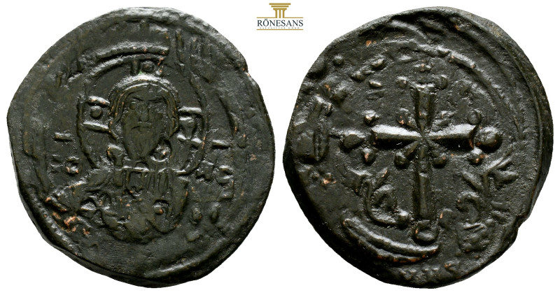 Anonymous Follis. Time of Nicephorus III AD 1078-1081. Constantinople. AE follis...