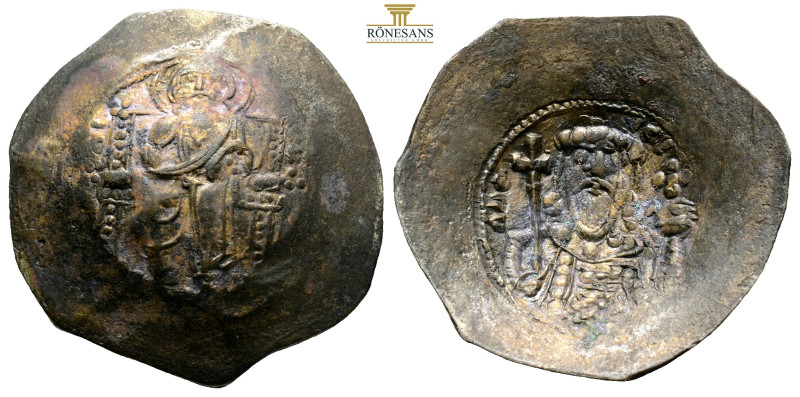 Alexius I Comnenus BI Aspron Trachy. Constantinople, AD 1092-1118. (4.32g, 27.8m...