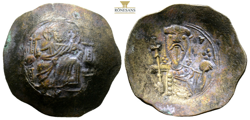 Alexius I Comnenus BI Aspron Trachy. Constantinople, AD 1092-1118. (3.50g, 27.7m...