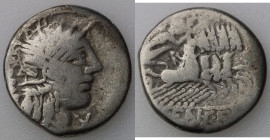 Republika Rzymska, M. Fannius, Denar 123 p.n.e.