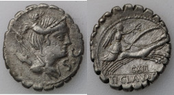 Republika Rzymska, Ti. Claudius Nero, Denar serratus 79 pne