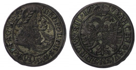 Śląsk, Leopold I, Wrocław, 6 krajcarów 1673