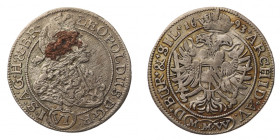 Śląsk, Wrocław, Leopold I, 3 Krajcary 1693, nienotowana