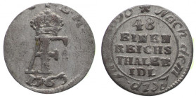 Pomorze, Panowanie szwedzkie, Adolf Fryderyk, 1/48 talara Strzałów 1763 IDL