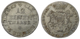 Polska/Saksonia, Fryderyk Krystian, 1/12 talara 1763 I.FôF., Lipsk