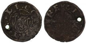Zakon Kawalerów Mieczowych, Szeląg, 1561, Reval (Tallin), rzadki