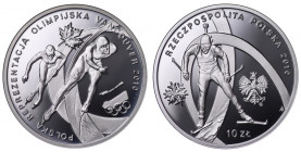 Polska, 10 złotych 2010, Polska Reprezentacja Olimpijska Vancouver 2010