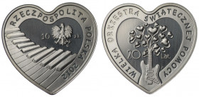 Polska, 10 złotych 2012, Wielka Orkiestra Świątecznej Pomocy 20 Lat