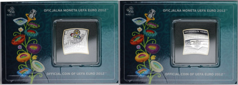 Polska, 20 złotych 2012 UEFA EURO 
Grade: Proof