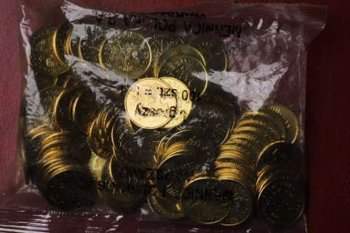 Woreczek banknowy - 5 groszy 2009 (100 sztuk) 
Grade: UNC