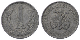 Polska, PRL, 1 złoty 1977 - skrętka