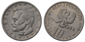 Polska, PRL, 10 złotych 1983, Bolesław Prus - skrętka