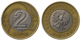 Polska, III RP, 2 złote 1995 - skrętka