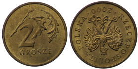 Polska, III RP, 2 grosze 2000 - odwrotka