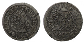 Austria, Ferdynand II, 1 Krajcar 1624 B, Brno-Wohnsiedler
