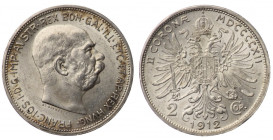 Austria, Franciszek Józef I, 2 Korony Wiedeń 1912