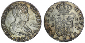 Hiszpania, 8 Reales 1808 S CN Sevilla