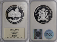 Malawi, 5 Kwacha 2005, Jan Paweł II