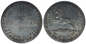 Niemcy, 16 gute groschen 1824, Hannover