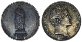 Germany, Bavaria, Ludwig I (1825-1848). Historical double thaler, Albrecht Dürer monument in Nuremberg 1840, Munich.