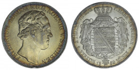 Niemcy, Saksonia, Fryderyk August II, Dwutalar Drezno 1852 F