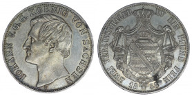 Niemcy, Saksownia, Vereinsdoppeltaler 1858 F