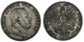 Niemcy, Prusy, dwutalar 1867 C