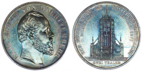 Niemcy, Württemberg, 2 talary medalowe 1871 - Katedra w Ulm