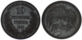Niemcy, Niemiecka Nowa Gwinea, 10 Pfennig 1894 A, Berlin