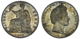 Germany, Bavaria, Ludwig I (1825-1848). Historical thaler, Bavarian loyalty to the royal family 1830, Munich.