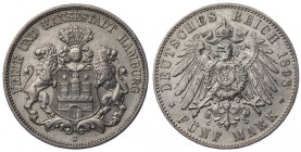 Niemcy, Hamburg, 5 marek 1898 J, Hamburg