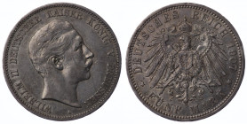 Niemcy, Prusy, Wilhelm II, 5 Marek 1907 A, Berlin