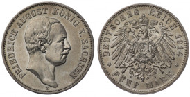 Niemcy, Królestwo Saksonii, Fryderyk August III, 5 Marek Muldenhütten 1914 E