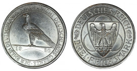 Niemcy, Republika Weimarska, 3 Marki Stuttgart 1930 F - Wyzwolenie Nadrenii