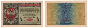 1/2 marki polskiej 1916, seria A, JENERAŁ