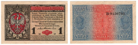 1 marka polska 1916, seria B, GENERAŁ