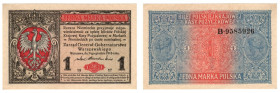 1 marka polska 1916, seria B, GENERAŁ