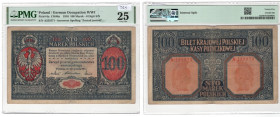 Polska, 100 marek polskich, 1916, jenerał, seria A