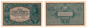 Polska, 1/2 marki polskiej 1919