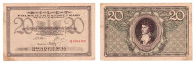 Polska, 20 marek polskich 1919, seria H