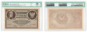 Polska, II RP, 1000 marek polskich 1919, III Ser. A. - pierwsza seria odmiany