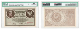 Polska, II RP, 1000 marek polskich 1919, Ser. ZE