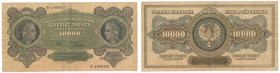 Polska, 10 000 marek polskich 1922, seria D
