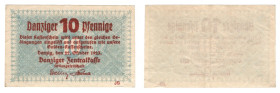 Gdańsk, 10 fenigów 1923 - październik