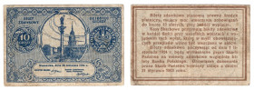 Polska, 10 groszy 1924, bilet zdawkowy